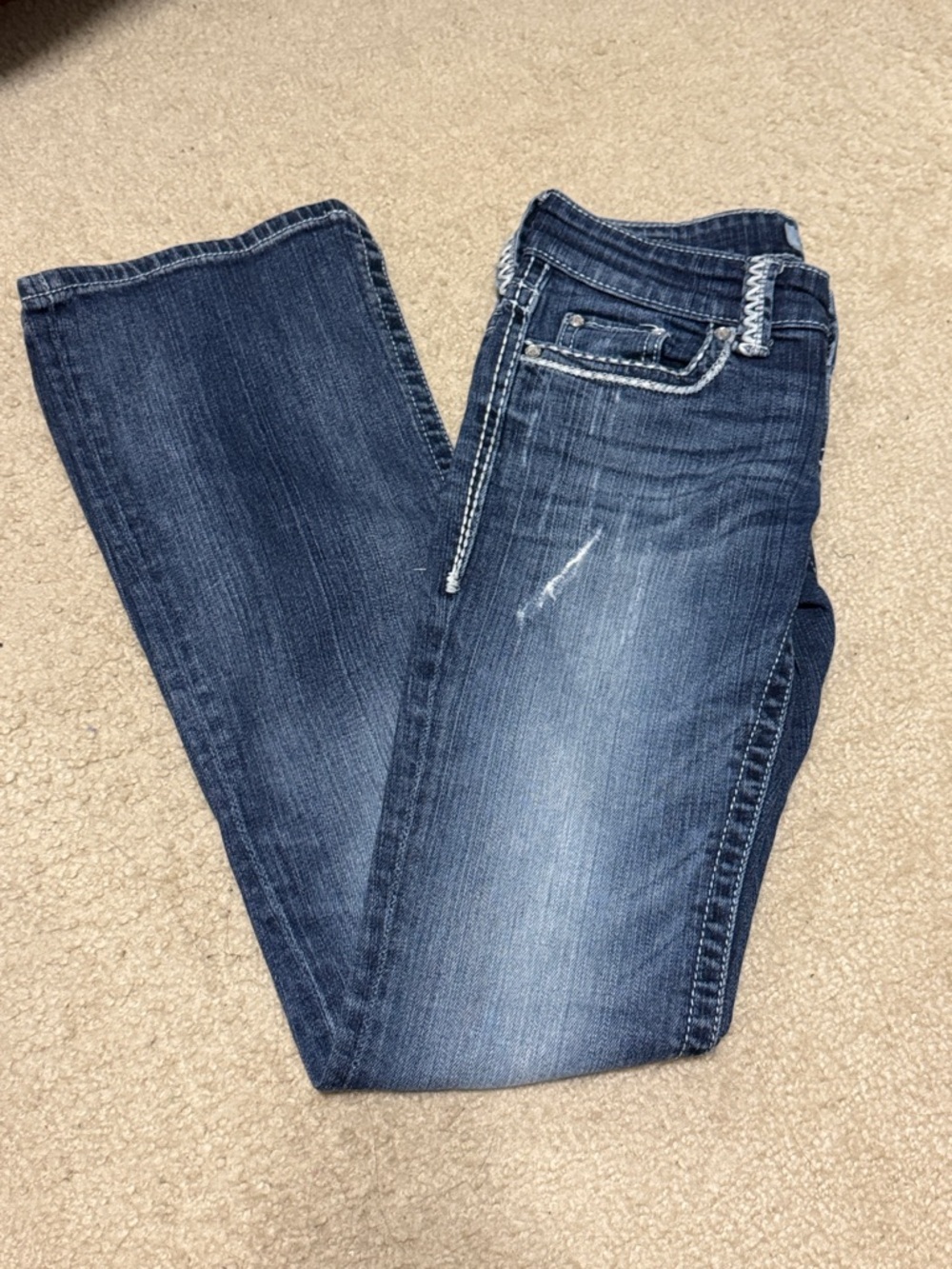 Daytrip Aquarius Flare Dark Wash Women’s Bootcut Jeans - Blue